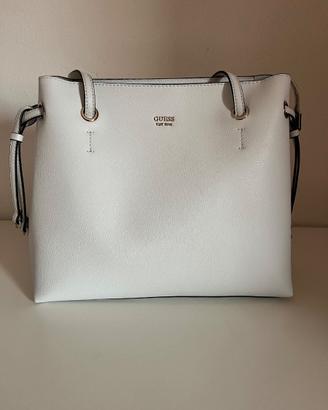 Borsa donna Guess VG685324 tote bianca come nuova