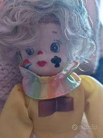 Bambole ceramica tipo pierrot clown vintage
