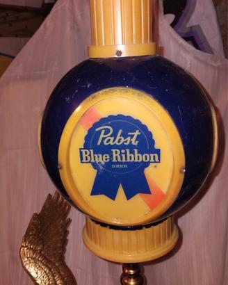lampada pubblicitaria  di birra 