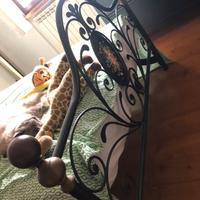Letto in ferro battuto da una piazza e mezzo
