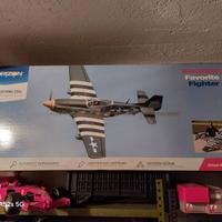 Aeromodello p51 mustang arf hangar 9 rc 20 cc
