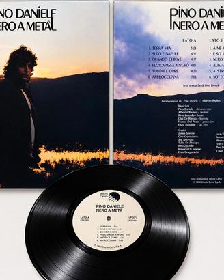 Pino Daniele nero a metà vinile 
