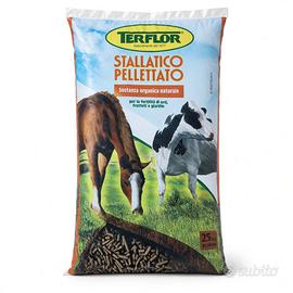 Stallatico pellettato Terflor 25 kg – 10 € a sacco