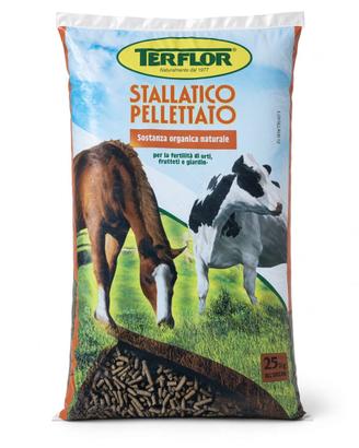 Stallatico pellettato Terflor 25 kg – 10 € a sacco