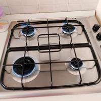 Indesit piano cottura acciaio