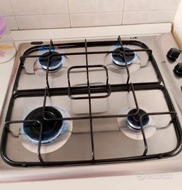 Indesit piano cottura acciaio