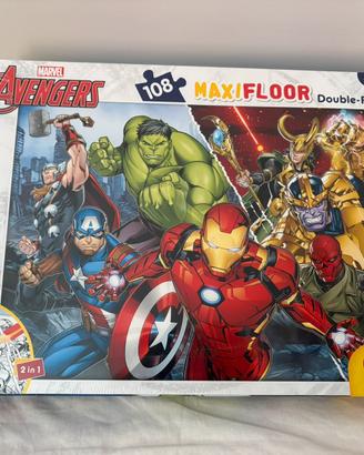 Puzzle Maxi Floor double face Marvel Avengers