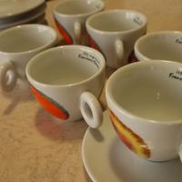 Sei tazze  illy cappuccino Francesco Clemente