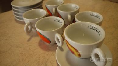 Sei tazze  illy cappuccino Francesco Clemente