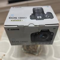 Canon EOS 1300D - Fotocamera Digitale 18MP -Nera