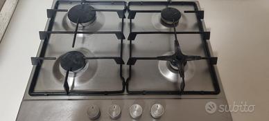 piano cottura 4 fuochi 
