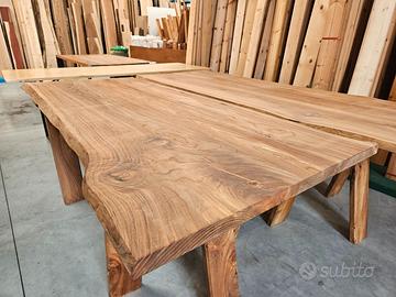 Tavolo Olmo massello