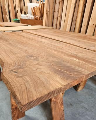 Tavolo Olmo massello