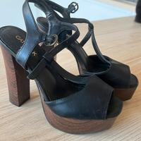 Sandali tacco alto neri n37