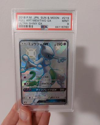 pokemon psa 9 mewtwo gx shiny jap