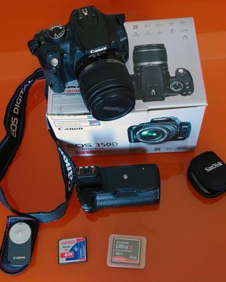 Canon Eos 350d Reflex con accessori