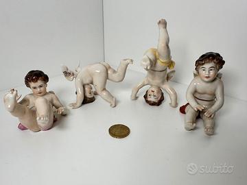 Putti Capodimonte “Frolicking Putti” (fine XIX se