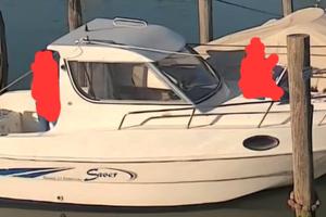 Saver manta21 fisher con honda bf 115