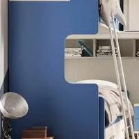 Letto a Castello color legno chiaro + 2 materassi