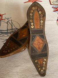 Zoccoli in legno Hamam fine 1800