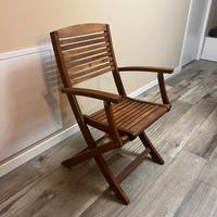 Sedie da esterno in legno