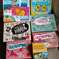 Giochi educativi, alfabeto, domino, memory