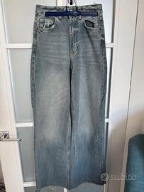 Jeans dritti Zara a gamba larga in ottime condizio