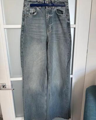 Jeans dritti Zara a gamba larga in ottime condizio