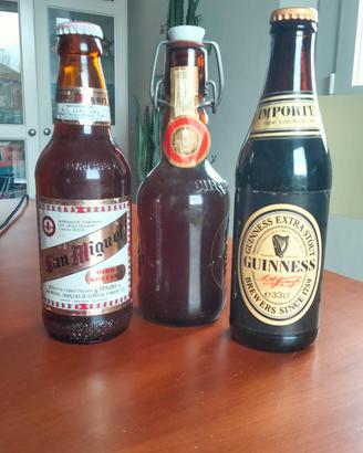 Bottiglia birra vintage '80 sigillate Guinnes 