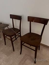Coppia di sedie vintage
