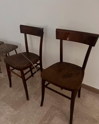 Coppia di sedie vintage