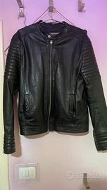 Giacca Vera PELLE stile motociclista Chyston