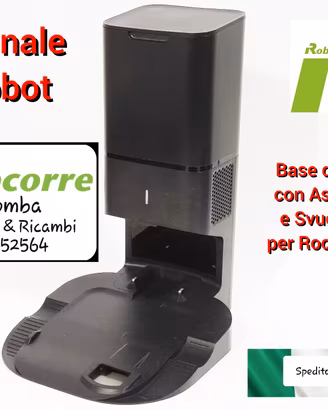 Base di Ricarica e Aspirazione pet Rooma  i7+