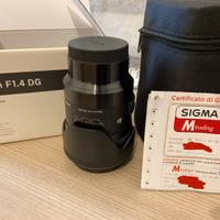 Sigma 35 1.4 DG HSM Serie Art per Sony E mount
