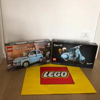Lego Fiat 500 e Vespa 125