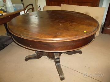 -TAVOLO PIEMONTESE  ROTONDO  E ALLUNGABILE