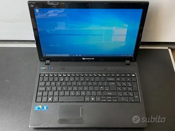 portatile Packard Bell  8 gb ram disco SSD da 250