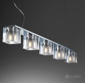 lampadario FABBIAN cubetto 5