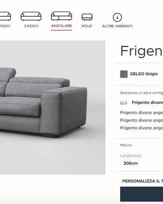 divano Poltrone e Sofà Frigento angolare