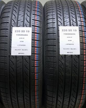 4 GOMME 235 55 19 YOKOHAMA BR1653