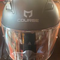 Casco moto integrale nero opaco XL