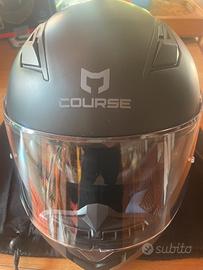 Casco moto integrale nero opaco XL