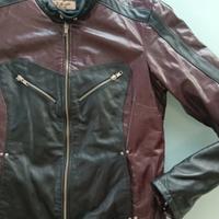 giacca biker vera pelle vivian made in Italy 
