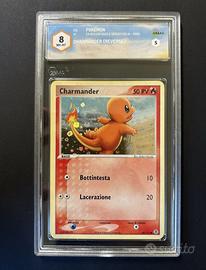 Charmander 58/112 Holo EX Rosso Fuoco  Graad 8