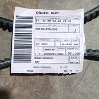 forefight 250 cinghia trasmissione, pastiglie ante