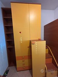 Libreria + armadio cameretta