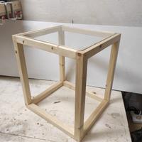 Comodini abete + vetro