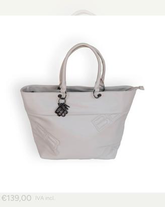 Borsa fasciatoio/mamma ecopelle con materassino