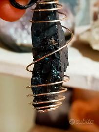 Ciondolo con Tormalina nera
