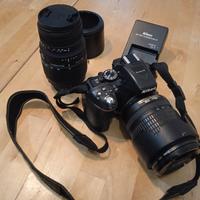 Nikon 5300 con Sigma DG 70-300 con UV filtro